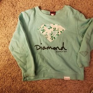 Crew neck diamond brand sweater